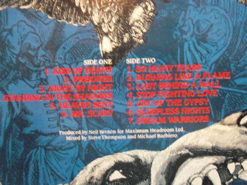 DOKKEN - BACK FOR THE ATTACK VINYL, LP, RECORD
